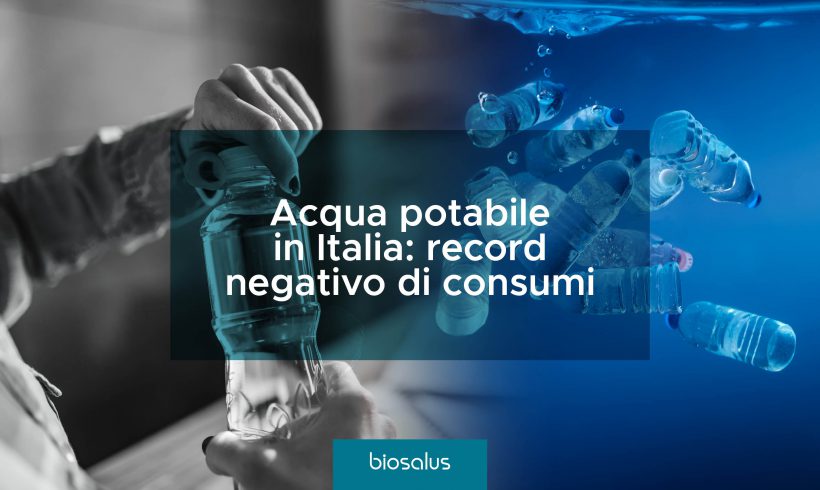 Acqua potabile in Italia: record negativo di consumi